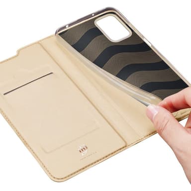 DUX DUCIS Xiaomi Redmi 10 5G Skin Pro Series Flip Cover - Guld