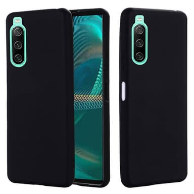 Liquid silikone cover Sony Xperia 10 IV - Sort