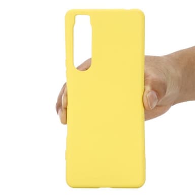 Liquid silikone cover Sony Xperia 1 IV - Gul