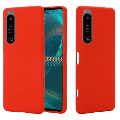 Liquid silikone cover Sony Xperia 1 IV - Rød