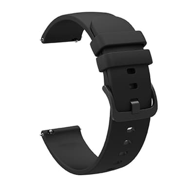 SKALO Silikonearmbånd til Withings ScanWatch 38mm - Sort