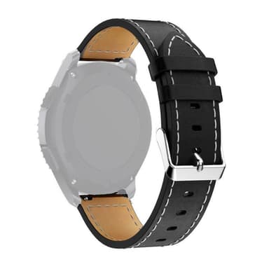 SKALO Læder Rem Withings ScanWatch 42mm - Sort