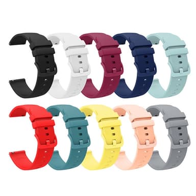 SKALO Silikonearmbånd til Samsung Watch 4 Classic 46mm - Hvid