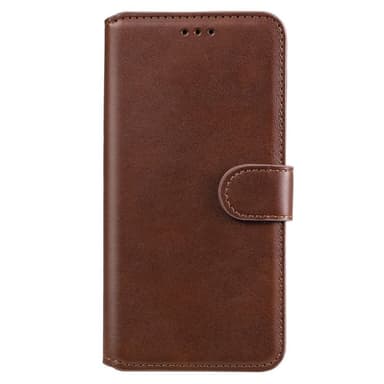 SKALO Samsung A22 5G Classic Pungetui - Brun
