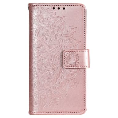 SKALO Samsung S22+ Mandala Flip Cover - Rosa guld - Rosa guld