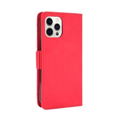 SKALO iPhone 13 Pro Max 6-RUM Pungetaske - Rød
