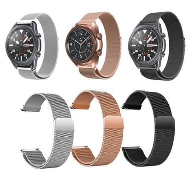 SKALO Milanese Loop til Samsung Watch 3 41mm - Rosa guld