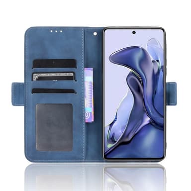 SKALO Xiaomi 11T/11T Pro 6-RUM Pungetaske - Blå