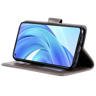 SKALO Xiaomi Mi 11 Lite Mandala Flip Cover - Grå
