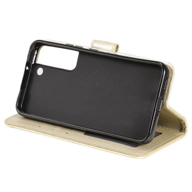 SKALO Samsung S22 Mandala Flip Cover - Guld