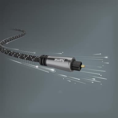 Hama optisk fiberkabel Toslink (metal/3 m)