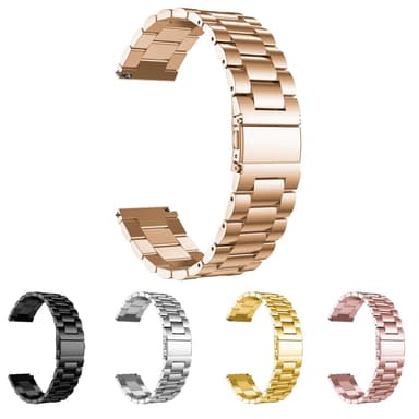 SKALO Link armbånd til Samsung Watch 3 45mm - Rosa guld