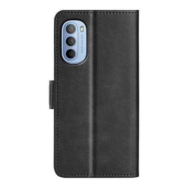 SKALO Moto G31 / G41 Premium Wallet Flip Cover - Sort