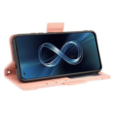 SKALO Asus Zenfone 8 6-RUM Pungetaske - Pink