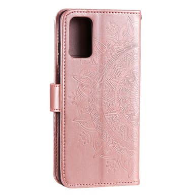 SKALO Samsung A53 5G Mandala Flip Cover - Rosa guld