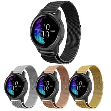 SKALO Milanese Loop til Garmin Venu 2S - Sølv