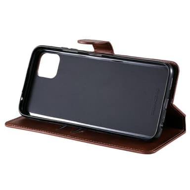 SKALO Samsung A22 5G Classic Pungetui - Brun