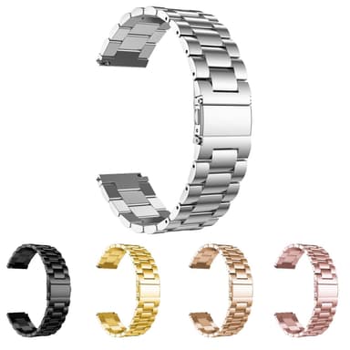 SKALO Link armbånd til Samsung Watch 3 45mm - Sølv