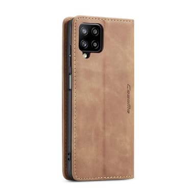 CASEME Retro Pung Taske til Samsung Galaxy A12 - Brun