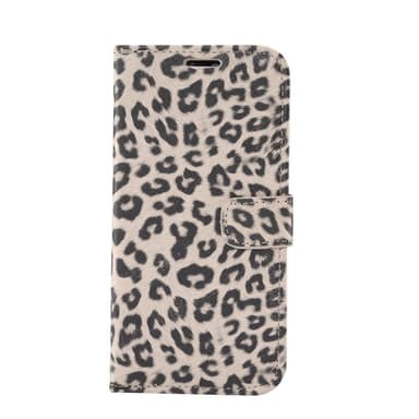 Leopardmønster tegnebogsovertræk til iPhone 12 Pro Max - Gul