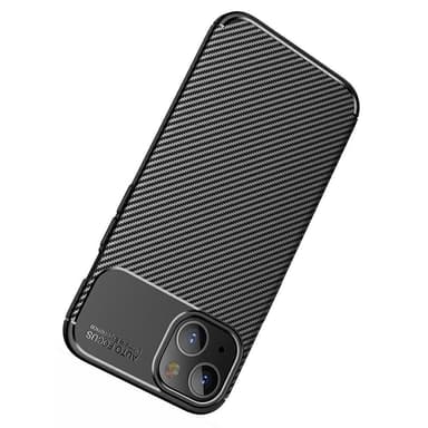 SKALO iPhone 13 Carbon Fiber TPU cover - Blå