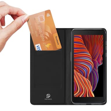 Samsung Galaxy Xcover 5 DUX DUCIS Skin Pro Series Stand Flip-Taske - Sort