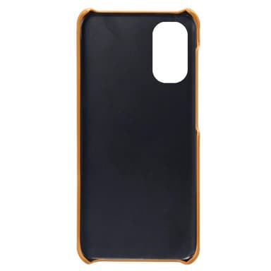 SKALO Moto G31 / G41 PU-læder Kortholder Cover - Lys brun
