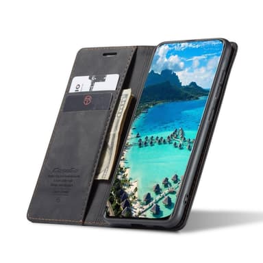 CASEME Retro tegnebog taske til Xiaomi Mi 11 - sort