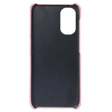 SKALO Moto G51 PU-læder Kortholder Cover - Rosa guld