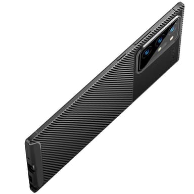 Kulfiber tekstur TPU-kabinet Samsung Galaxy Note 20 Ultra