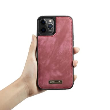 CASEME iPhone 12 Pro Max 2-i-1 Pung Telefonskal Rød