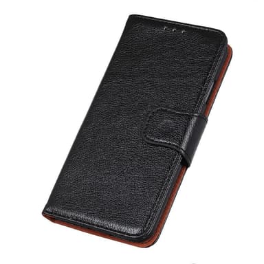 Nappa Texture Split Pung Cover til Motorola Moto G22/Moto E32s 4G - Sort