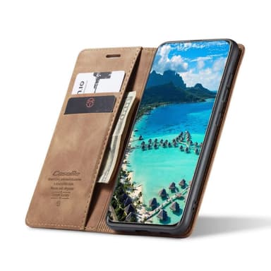 CASEME Retro tegnebog taske til Xiaomi Mi 11 - Brun