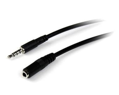 StarTech.com 2m 3.5mm/3.5mm, 3.5mm, Hanstik, 3.5mm, Hunstik, 2 m, Sort