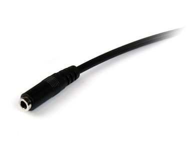 StarTech.com 2m 3.5mm/3.5mm, 3.5mm, Hanstik, 3.5mm, Hunstik, 2 m, Sort