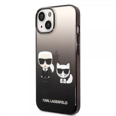 Karl Lagerfeld iPhone 14 Cover Karl & Choupette Gradient Sort