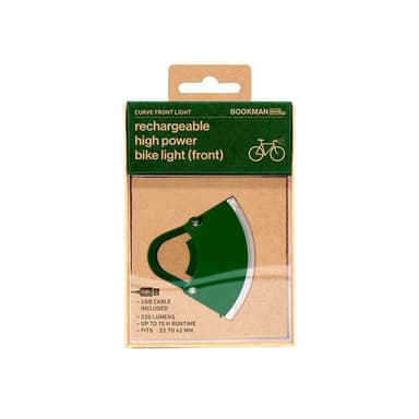 Bookman Curve Front Light, Cykelbelysning