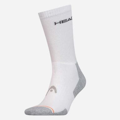 Head Crew Tennis Athletes Socks 1-Pack Vit/Blå 43-46