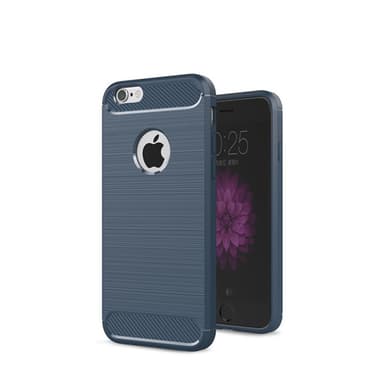 SKALO iPhone 6/6S Armor Carbon Stødsikker TPU-cover - Sort
