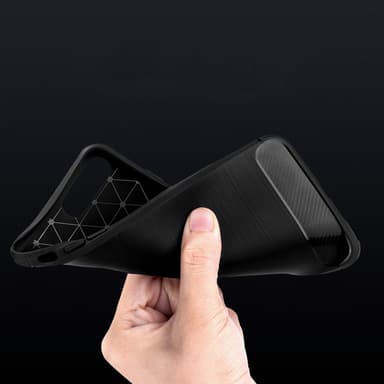 SKALO iPhone 7/8 Plus Armor Carbon Stødsikker TPU-cover - Sort