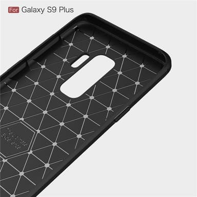 SKALO Samsung S9 Plus Armor Carbon Stødsikker TPU-cover - Rød