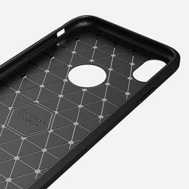 SKALO iPhone XR Armor Carbon Stødsikker TPU-cover - Blå