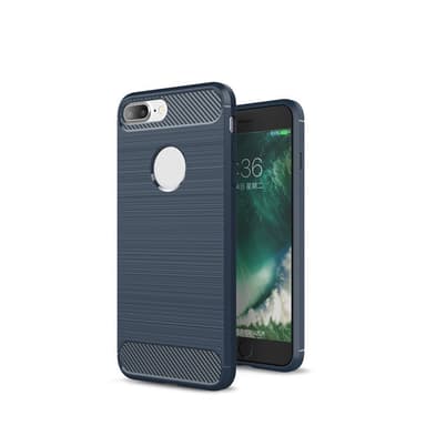 SKALO iPhone 7/8 Plus Armor Carbon Stødsikker TPU-cover - Sort