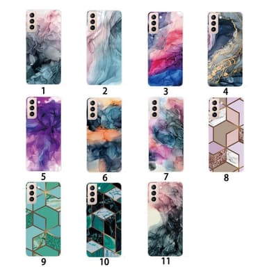 SKALO Samsung S22+ Marmor TPU-cover - #3 - #3