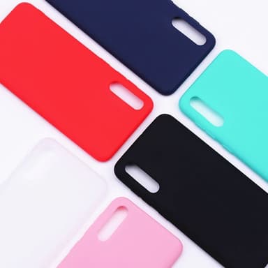 SKALO Samsung A50 Ultratynd TPU-skal - Turkis