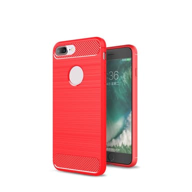 SKALO iPhone 7/8 Plus Armor Carbon Stødsikker TPU-cover - Sort