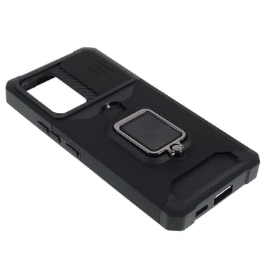 SKALO Samsung A53 5G Armor kortholder kamera skyder cover - Sort