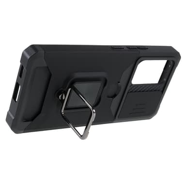 SKALO Samsung A53 5G Armor kortholder kamera skyder cover - Sort