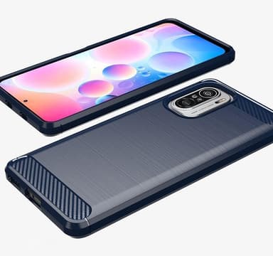 SKALO Xiaomi Mi 11i Armor Carbon Stødsikker TPU-cover - Sort