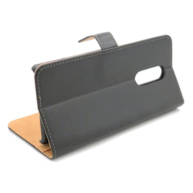 SKALO Sony Xperia 1 Flip Cover m. Pung i Ægte Læder - Hvid